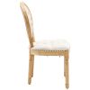 French Style Solid Wood Frame Tufted Velvet Dining Chairs Set of 2, Elegant Oval Back Kitchen Side Chairs for Dining Room & Living Room