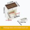 10 Gallon Tilt-Out Trash Cabinet with Drawer, Freestanding Kitchen Garbage Bin Holder & Laundry Hamper for Kitchen, Living Room, Laundry & Balcony