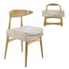 4Pack Waterproof Dining Chair Slipcovers Stretch Chair Seat Slipcovers Removable Washable Jacquard Seat Covers for Dining Room