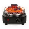 Electric Charcoal Burner 500W Hookah Charcoal Burner Compact Coal Burner for Hooka Cubes Shisha with Grill and Tongs 5 Temperature Gears 338℉-1022℉ Th